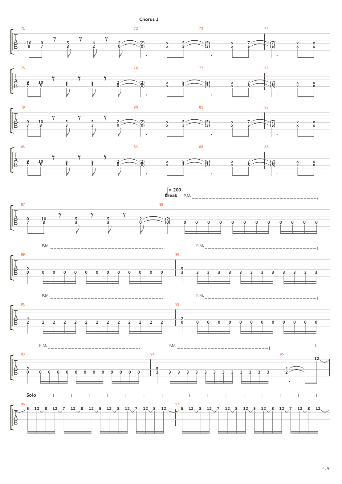 Axes Of Evil吉他谱