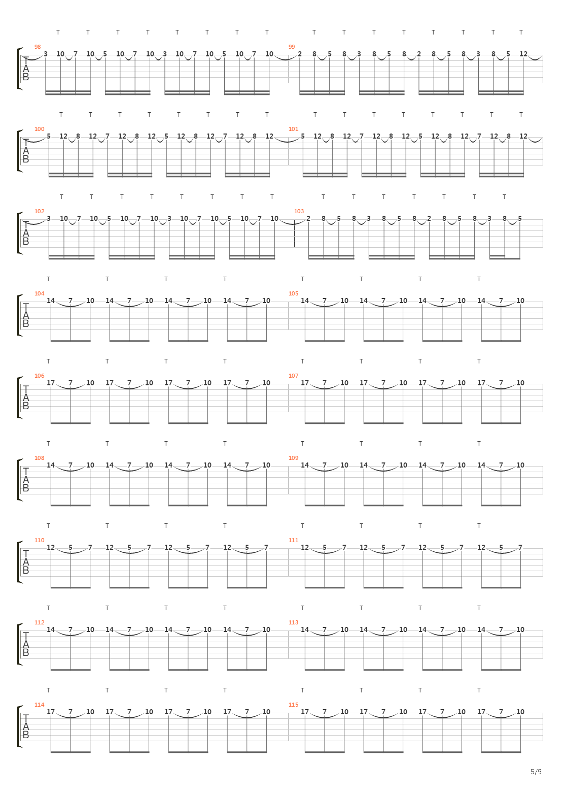 Axes Of Evil吉他谱