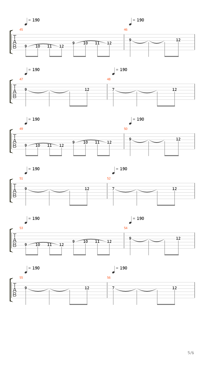 Preminition Of Pain吉他谱