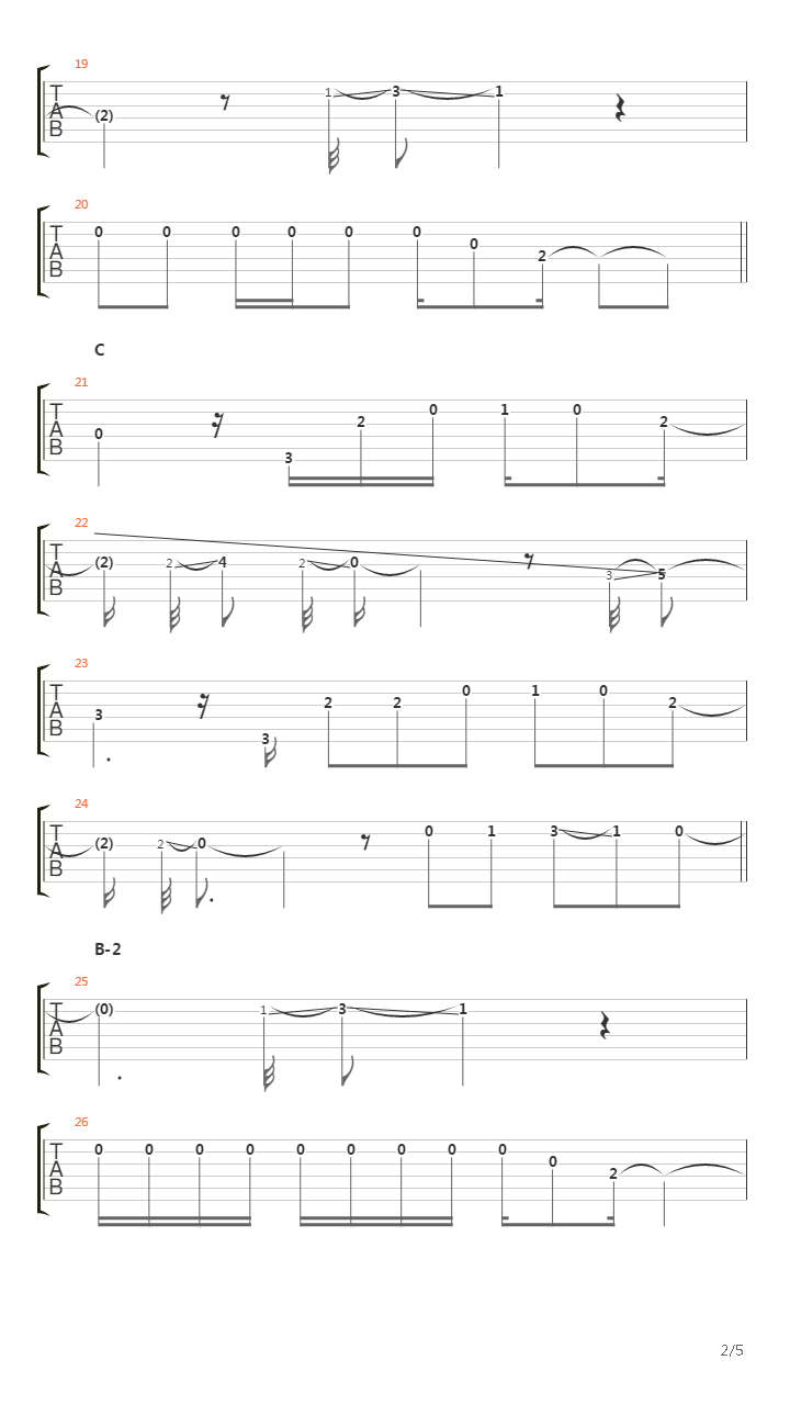 Amber吉他谱