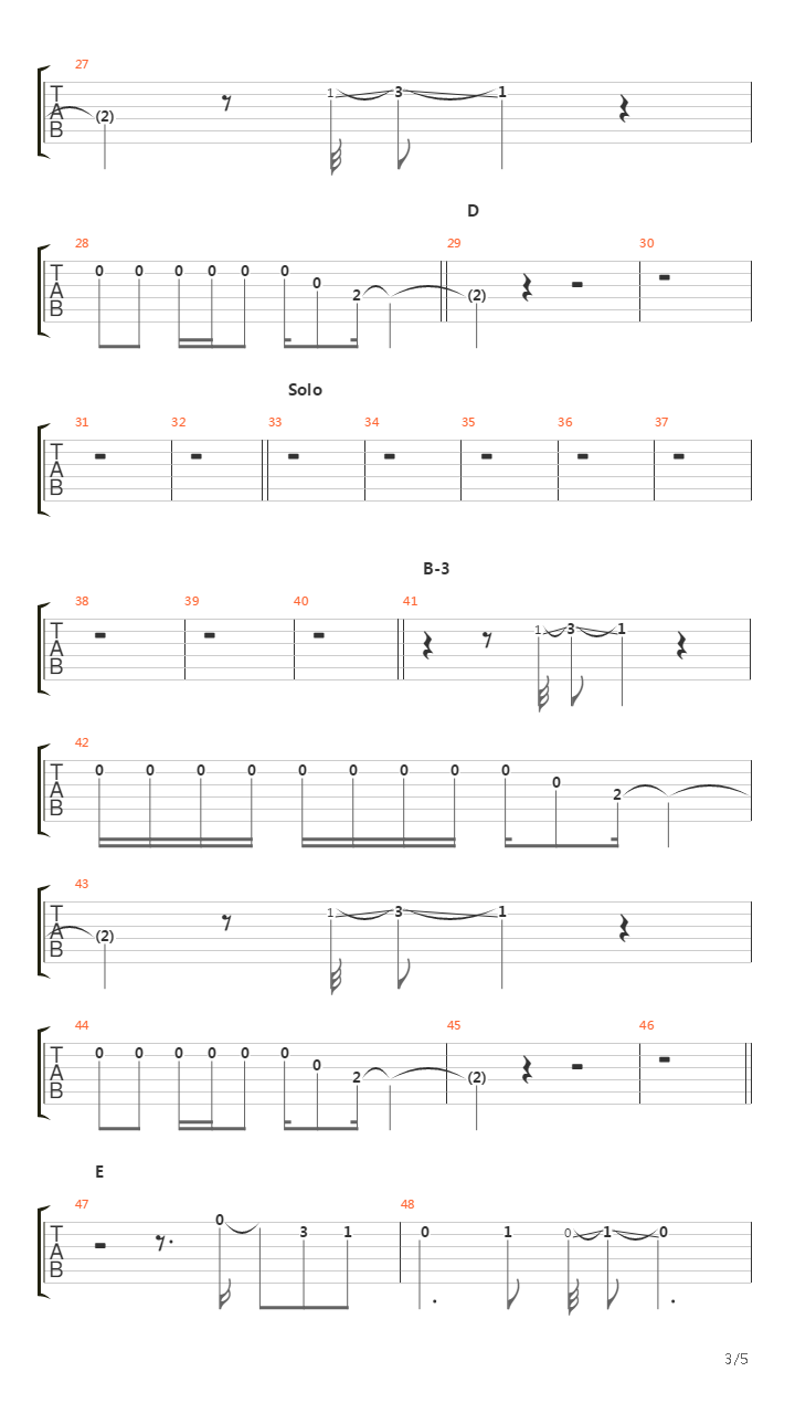 Amber吉他谱