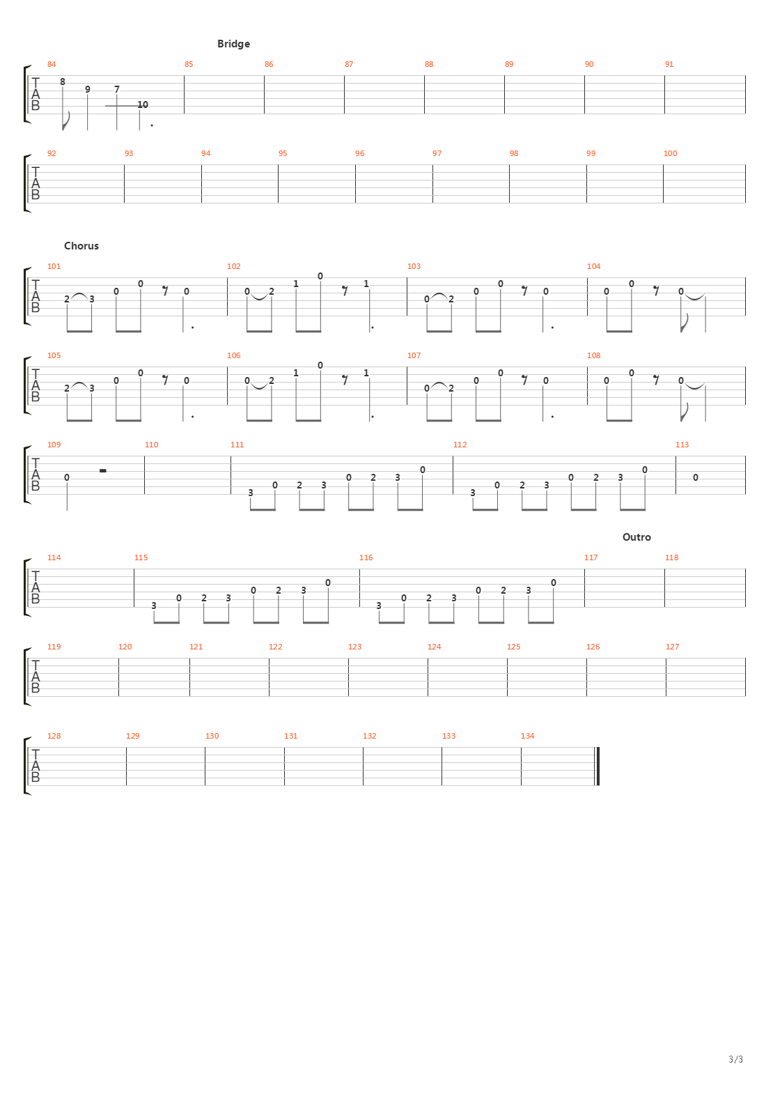 Amber吉他谱