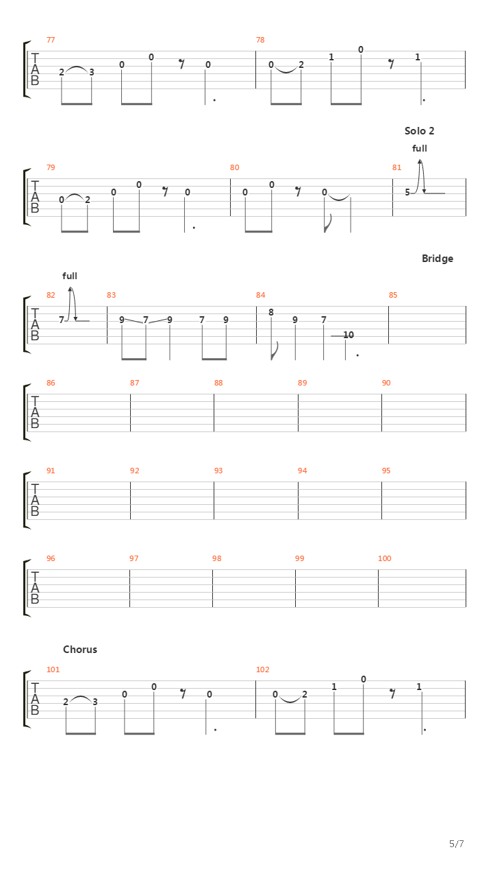 Amber吉他谱