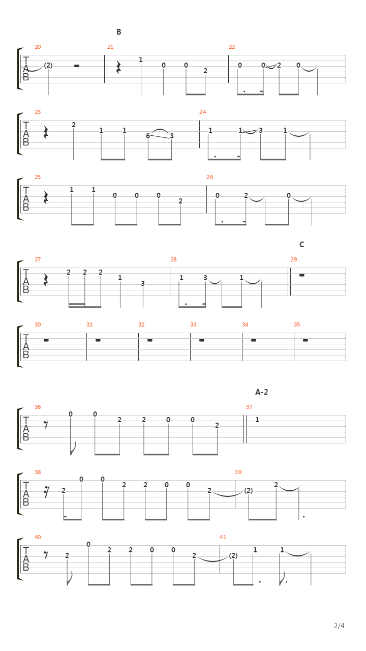 Jupiter吉他谱