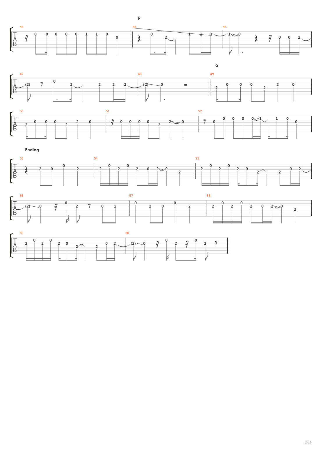 Prisoner吉他谱