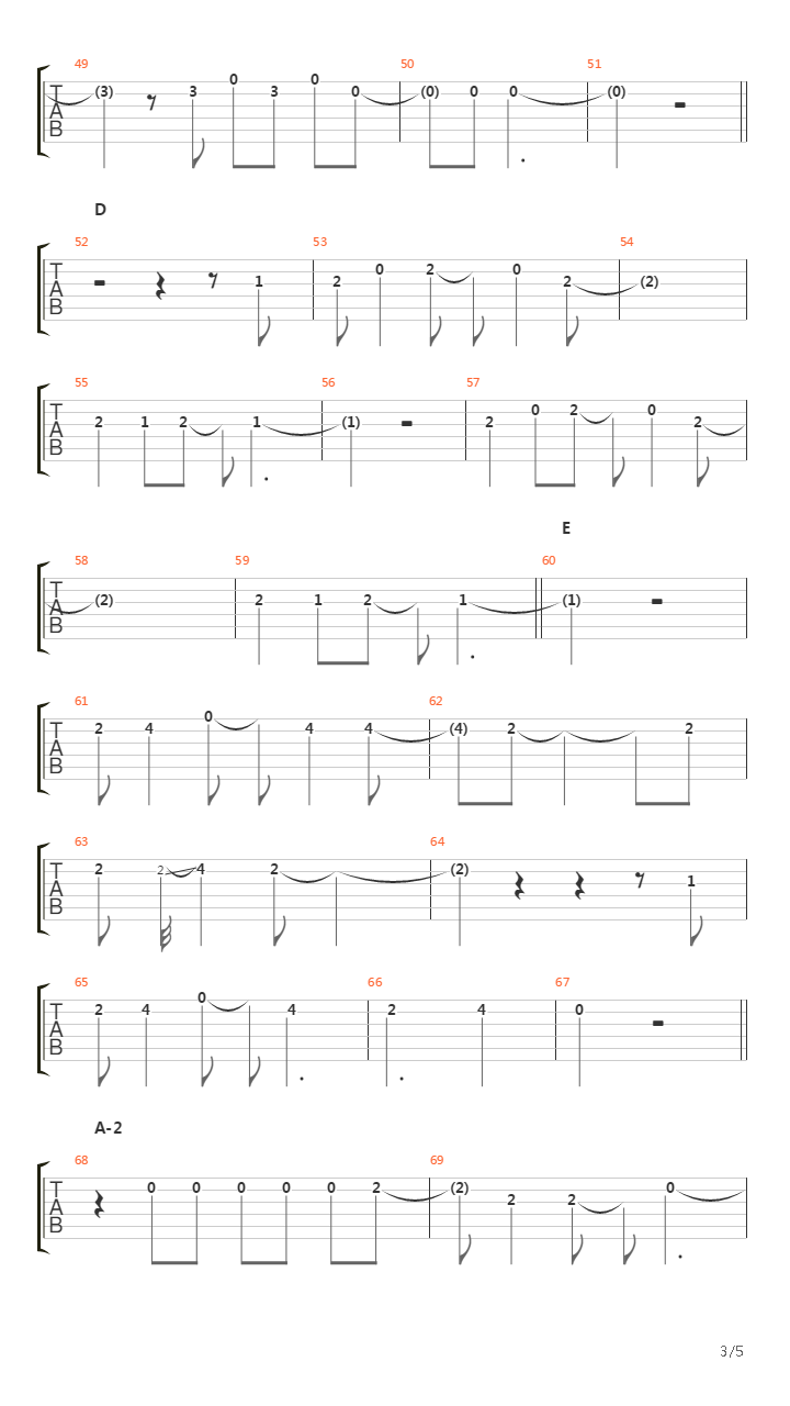 Purpose吉他谱