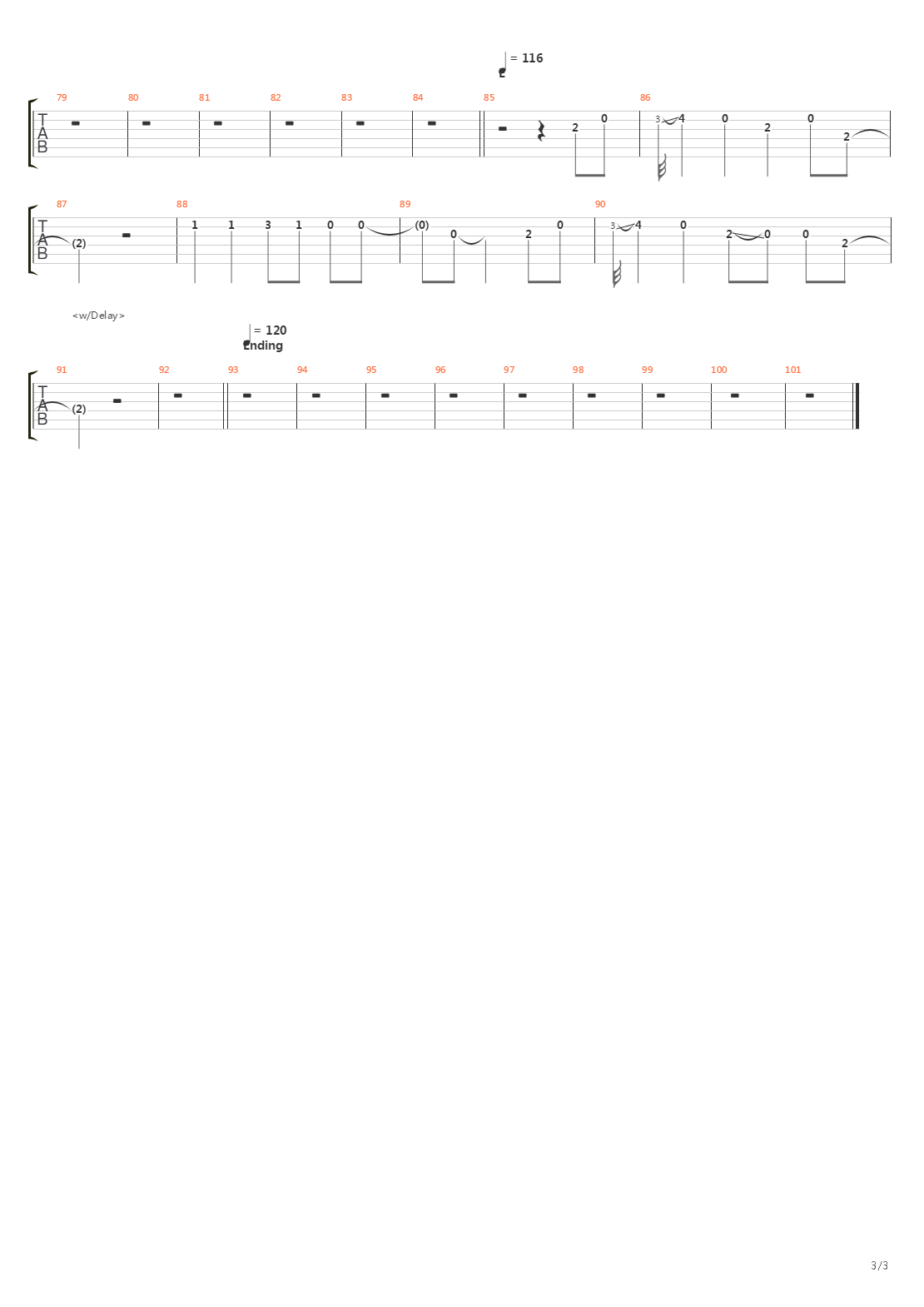 Showdown吉他谱