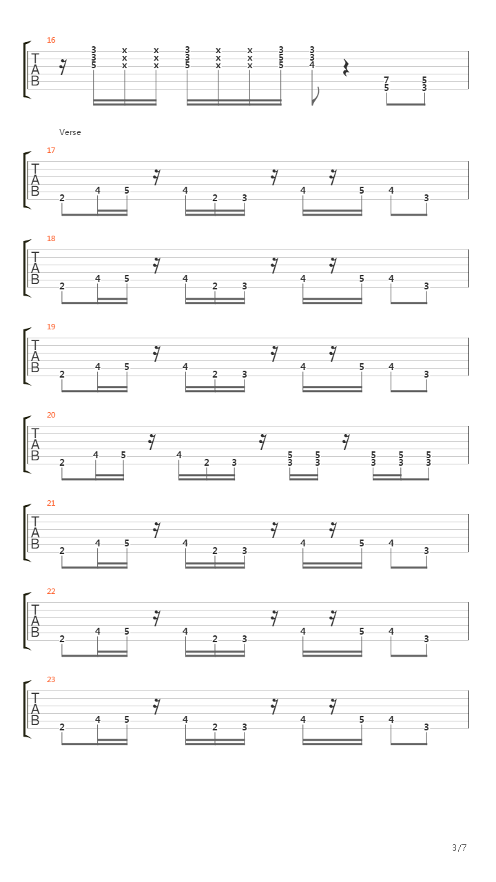 Six吉他谱