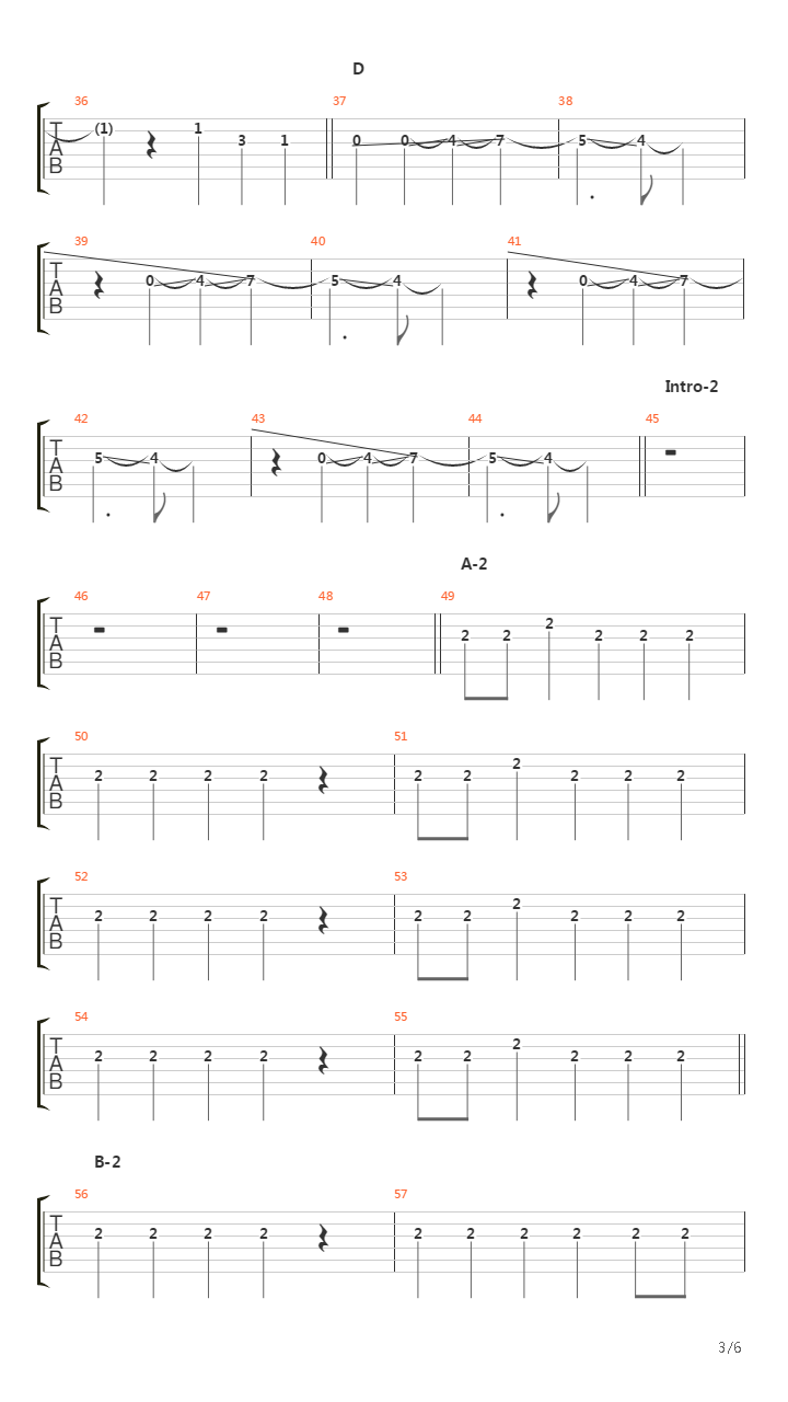 Transistor吉他谱