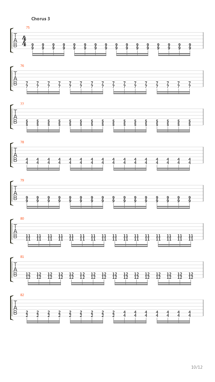 At The End Of August吉他谱