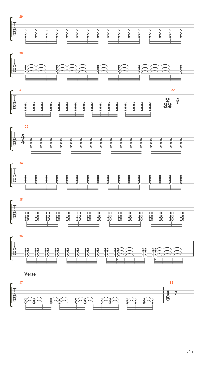 At The End Of August吉他谱