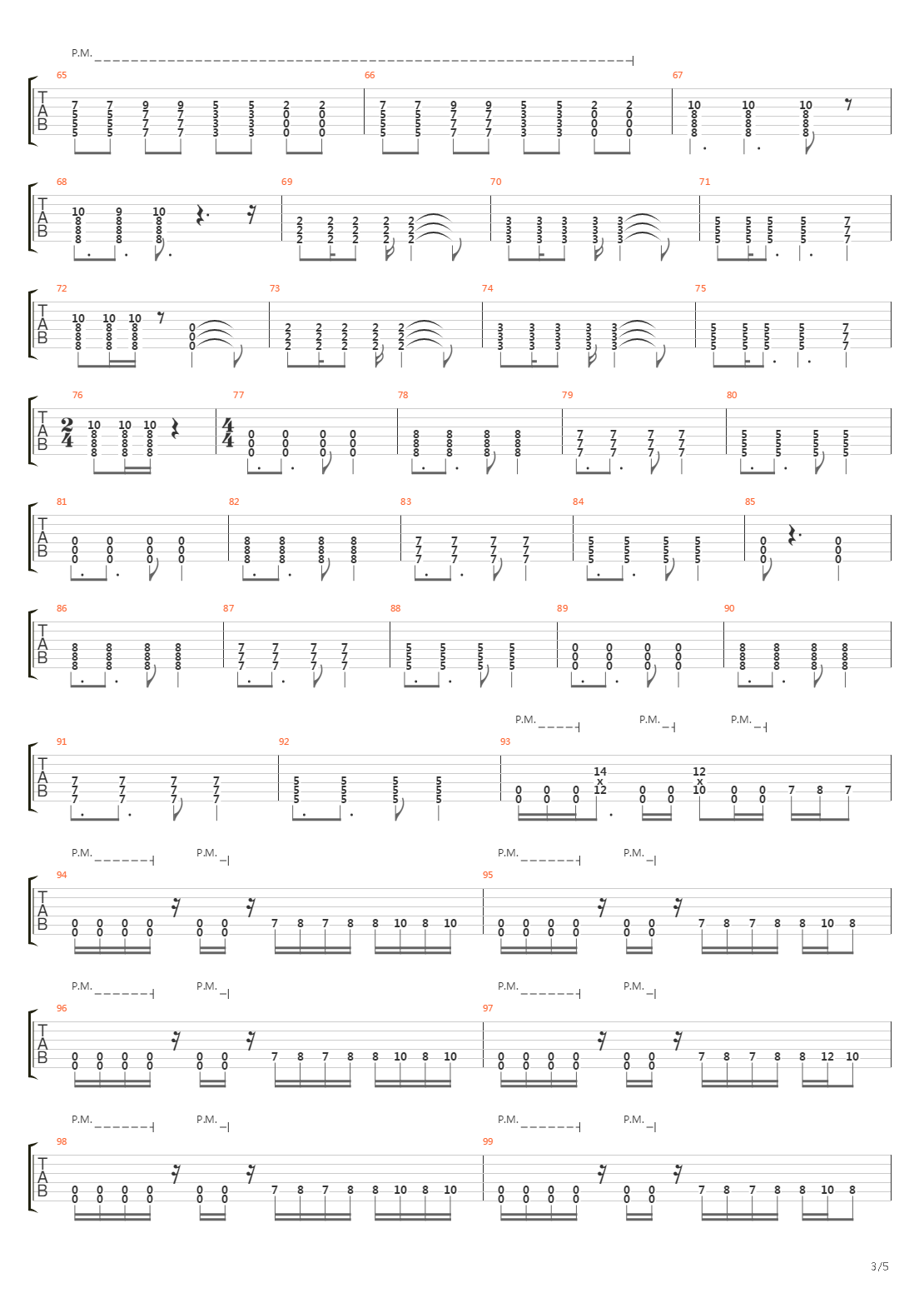 Aurora吉他谱