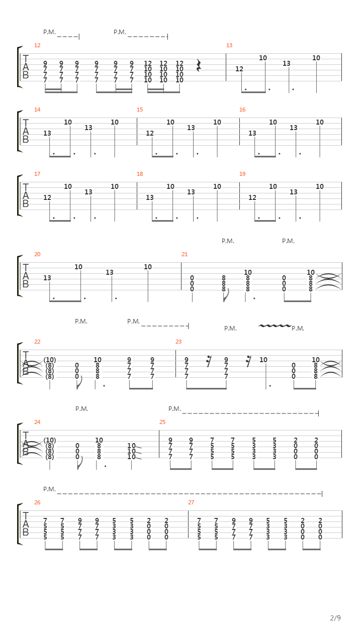 Aurora吉他谱