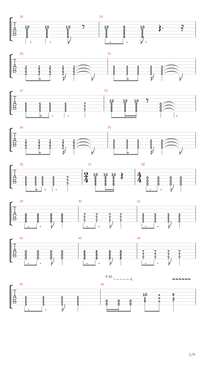 Aurora吉他谱