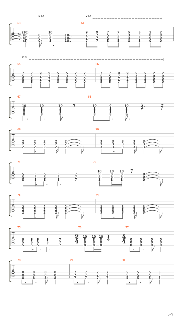 Aurora吉他谱