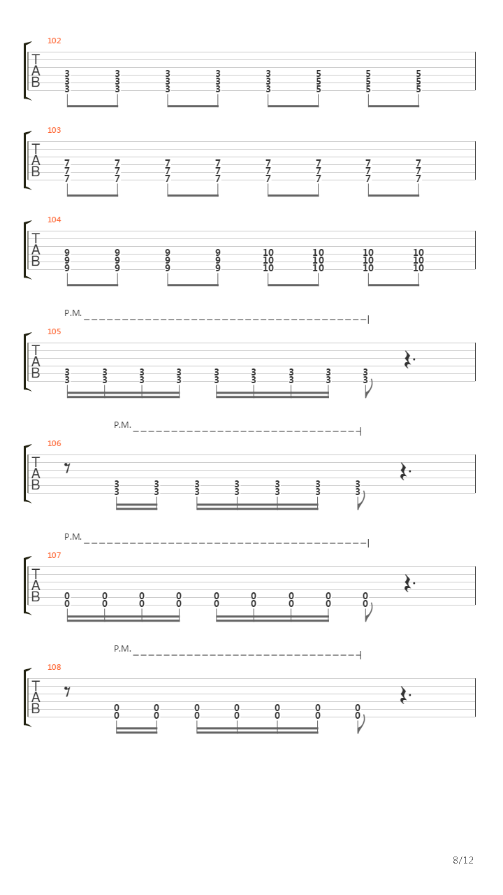 Felt Through A Phone Line吉他谱