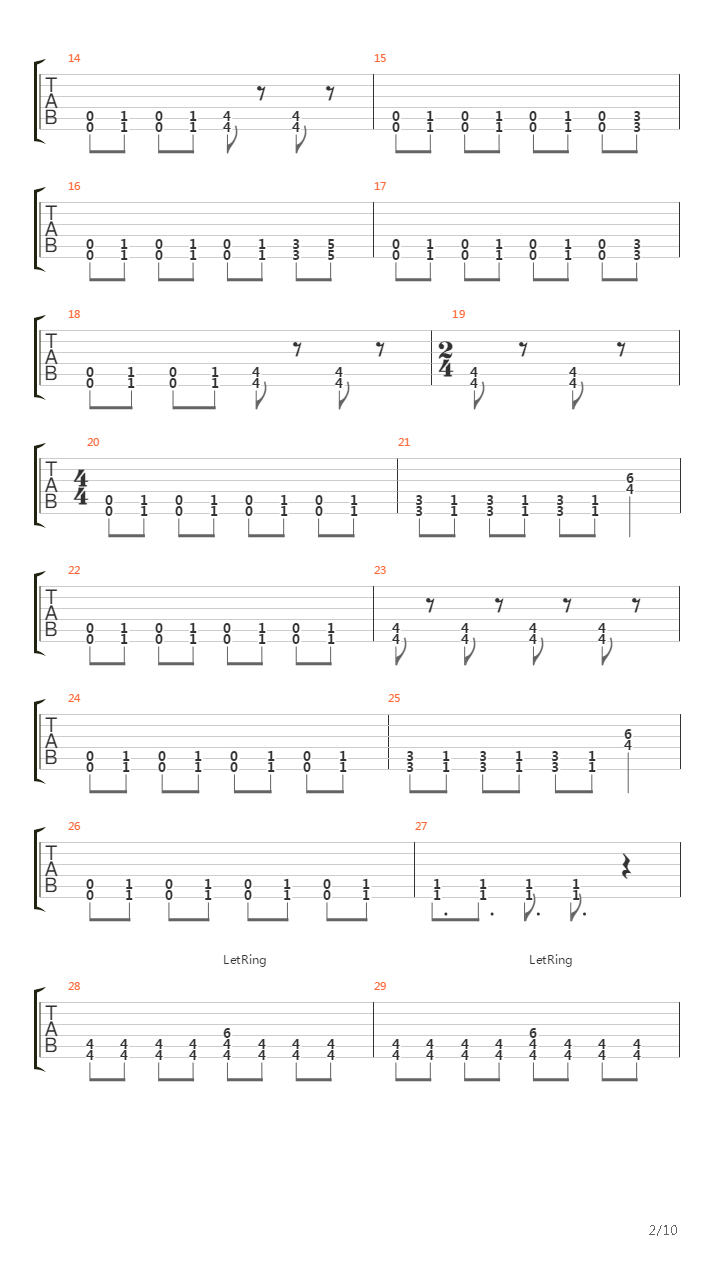 Kenai吉他谱