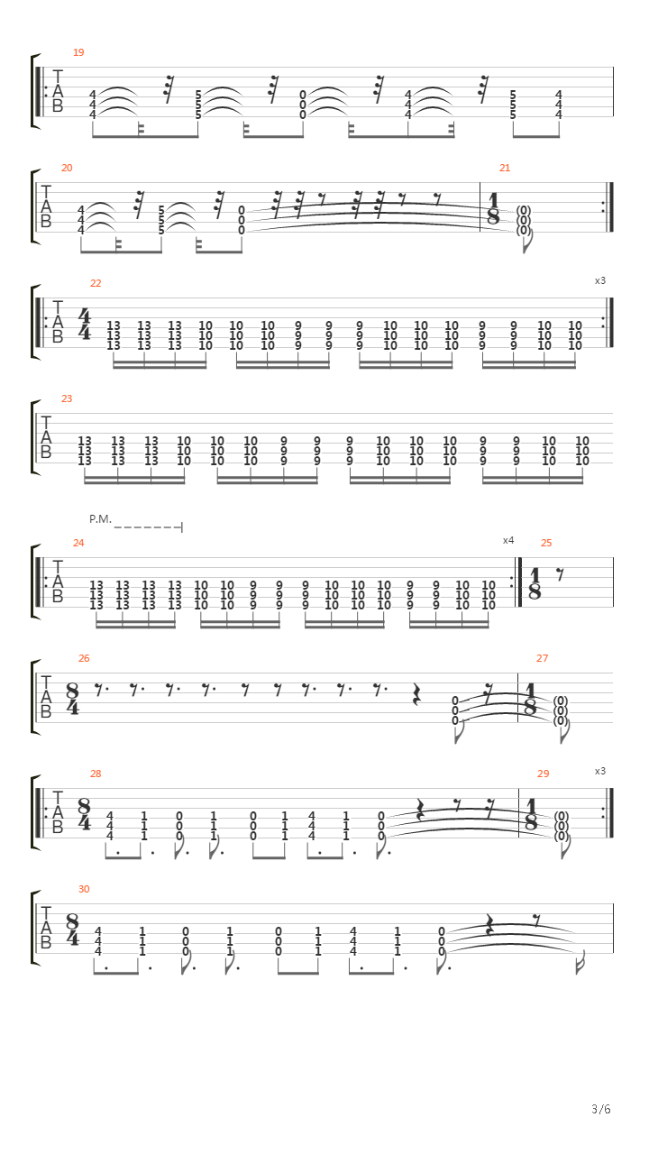 One More Word吉他谱