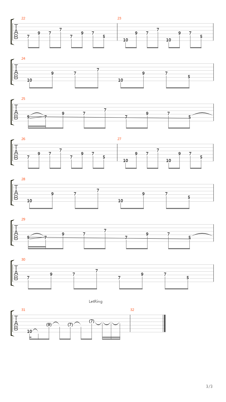 Song For The Fisherman吉他谱