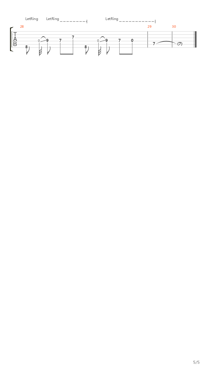Song For The Fisherman吉他谱