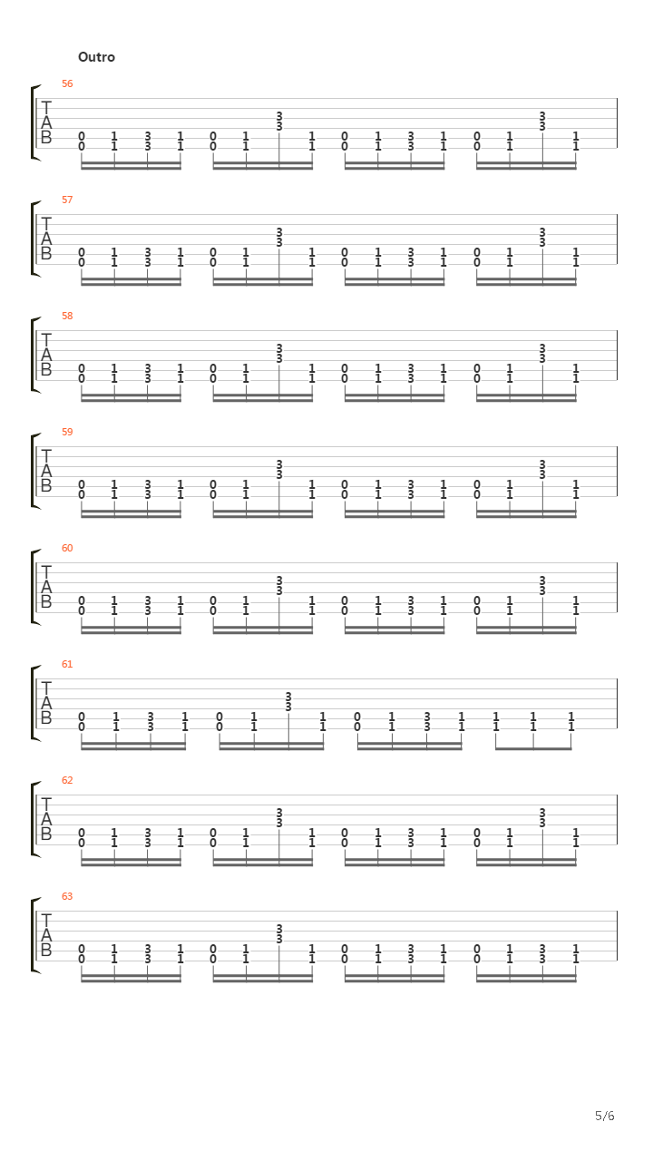 Turns To Ashes吉他谱