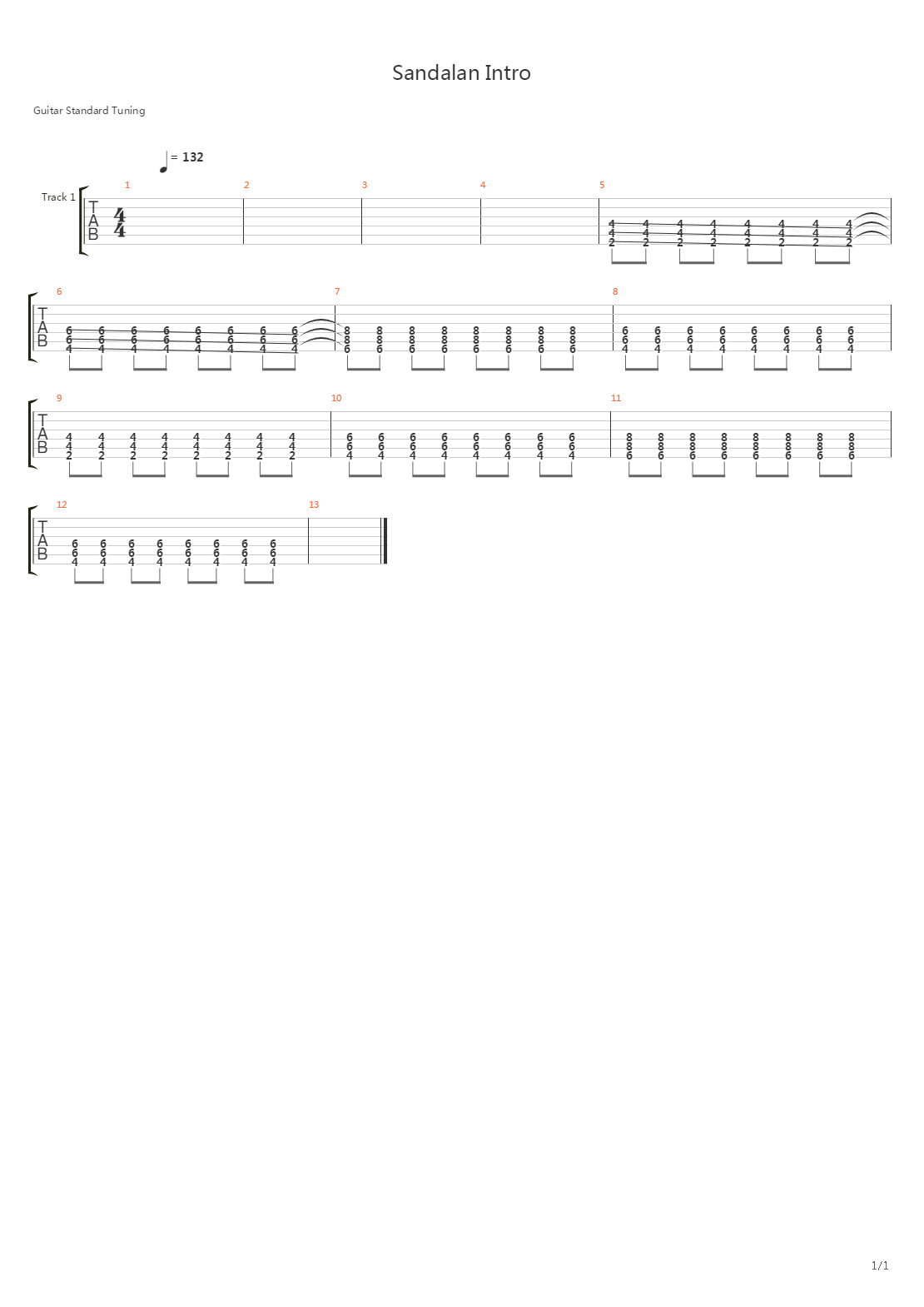 Sandalan吉他谱