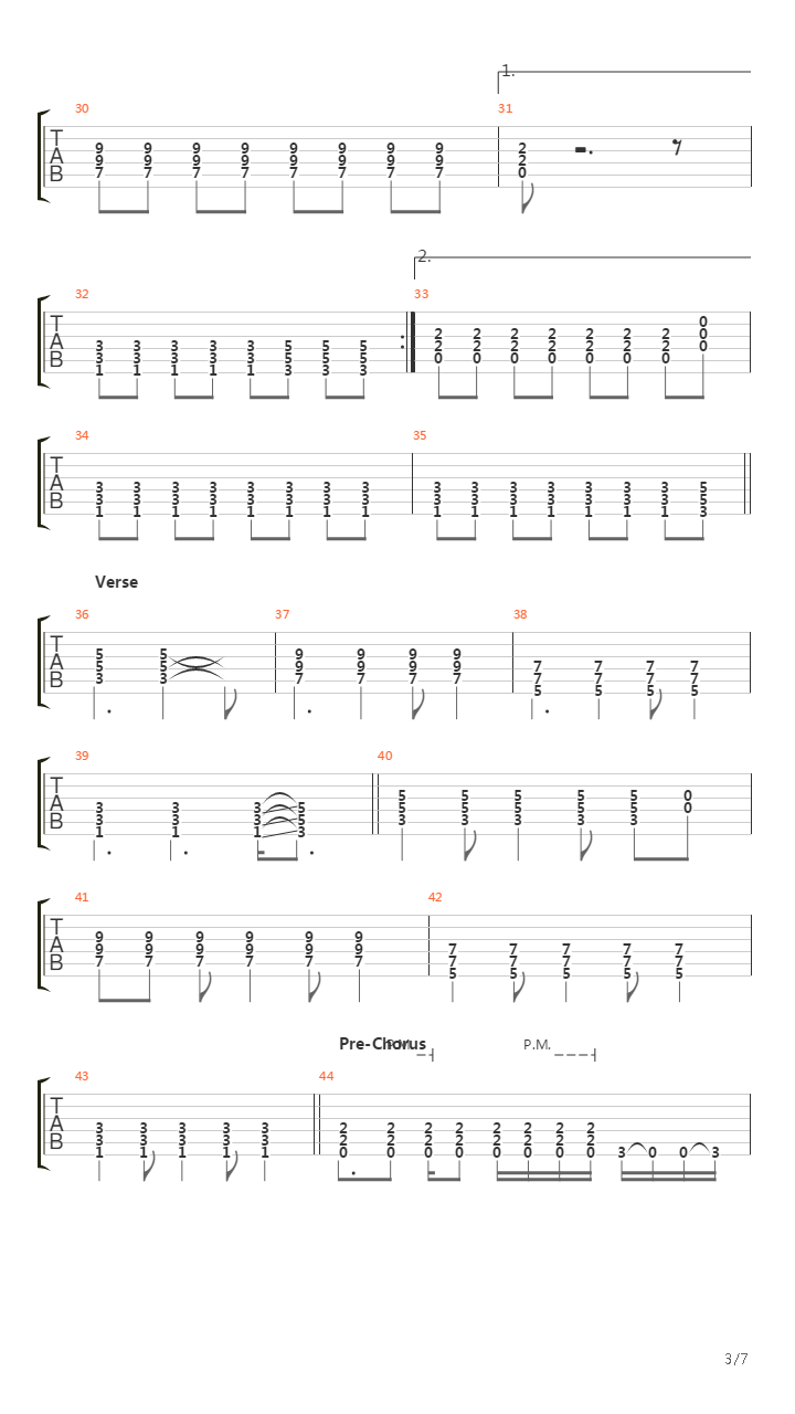 Sige吉他谱