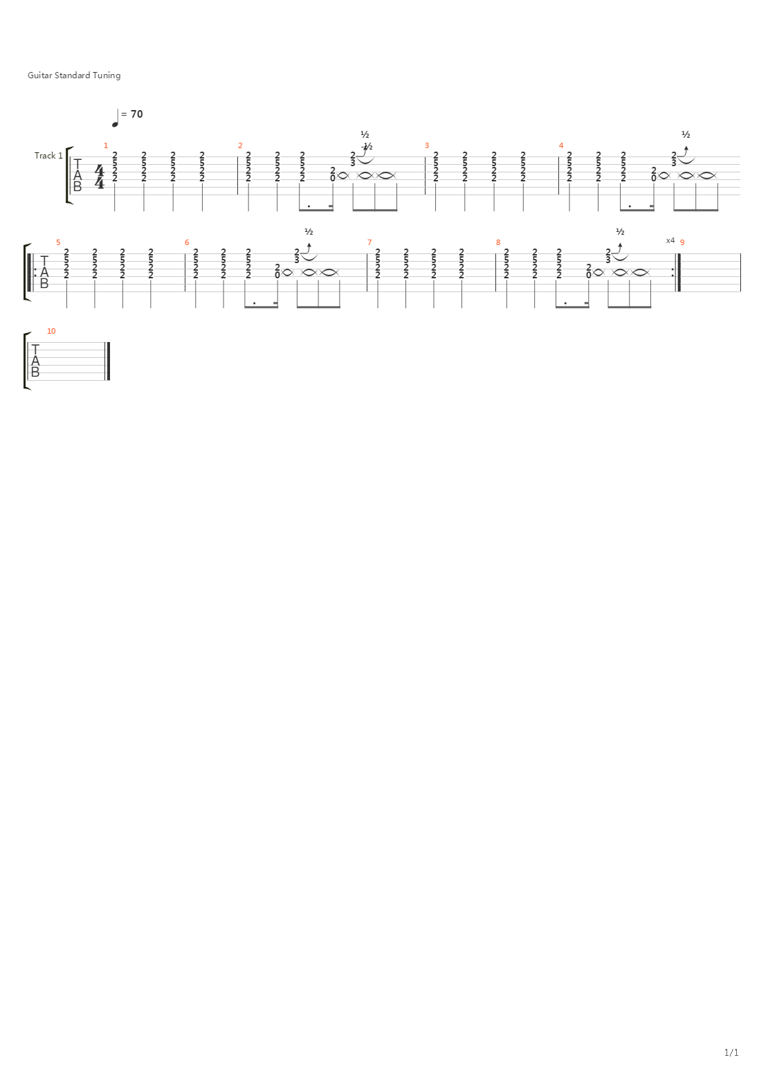 Hole吉他谱