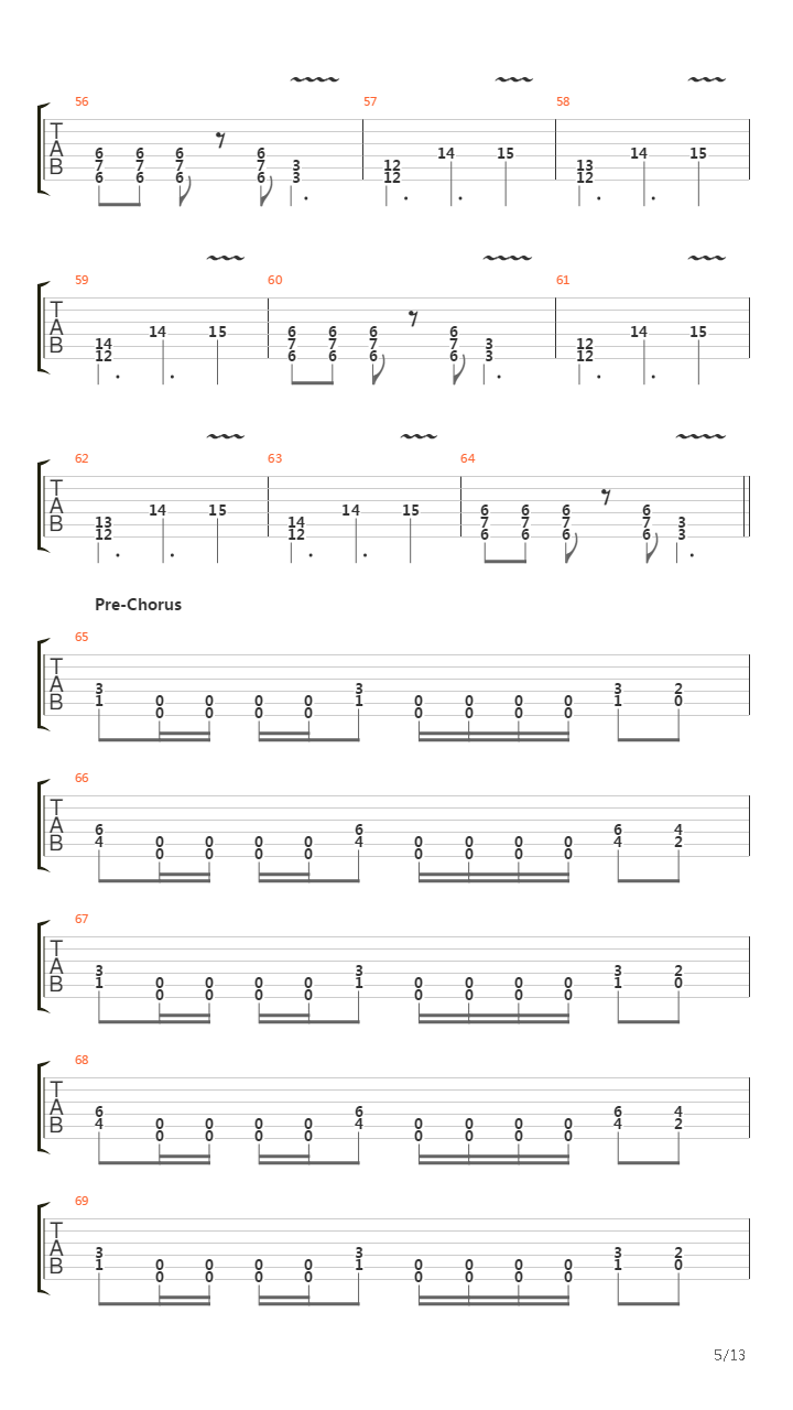 8 Foot Sativa吉他谱