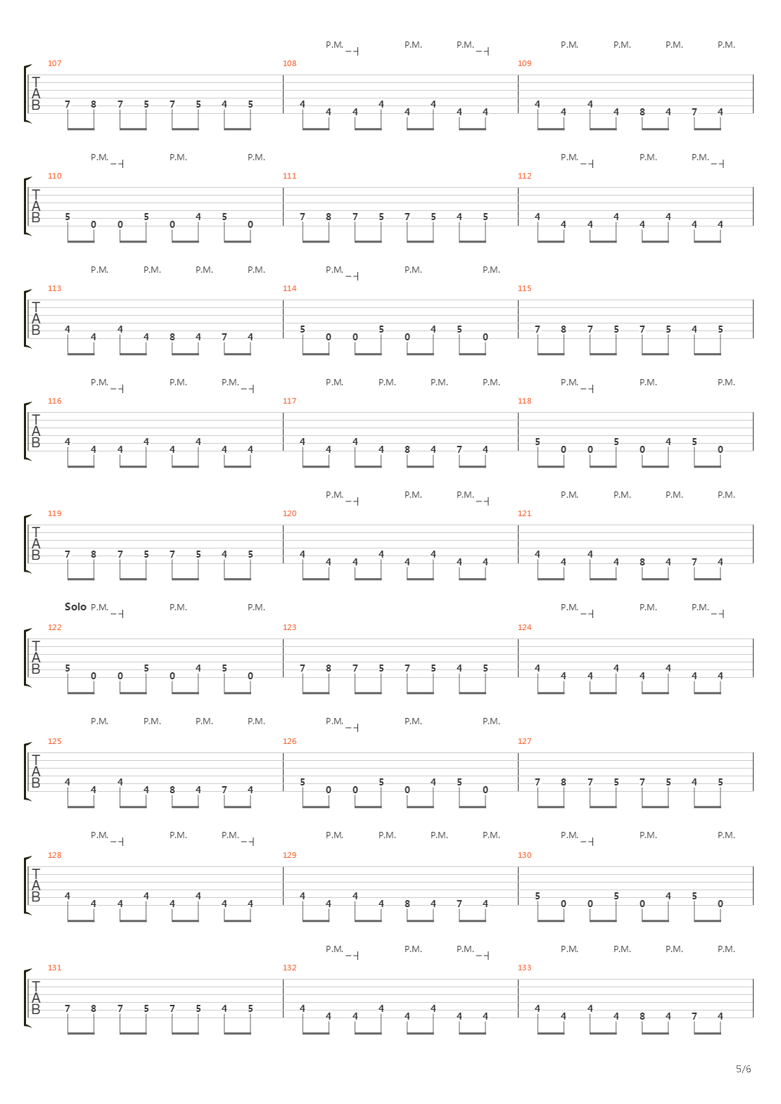 As It Burns吉他谱