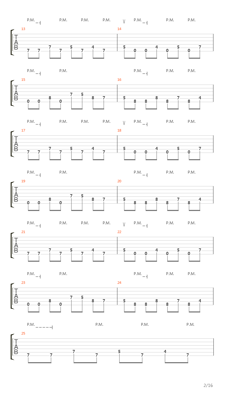 As It Burns吉他谱