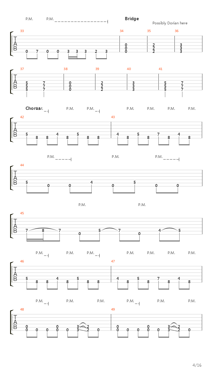 As It Burns吉他谱