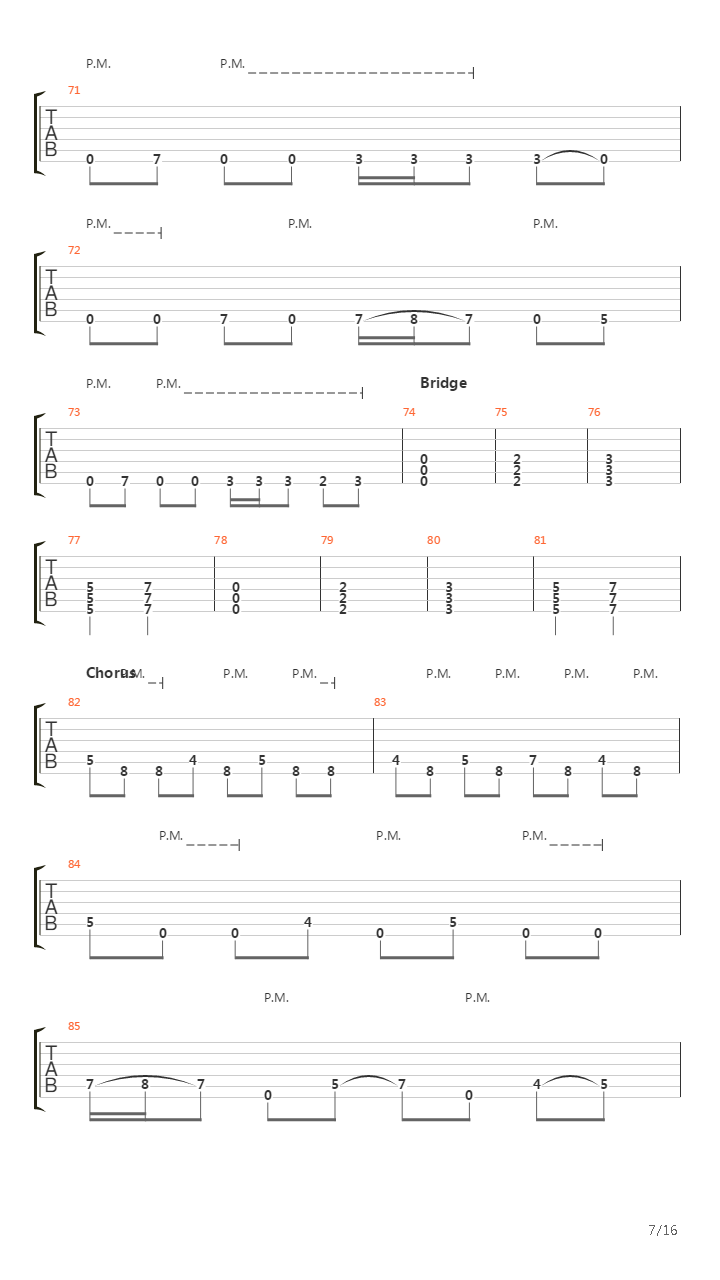 As It Burns吉他谱