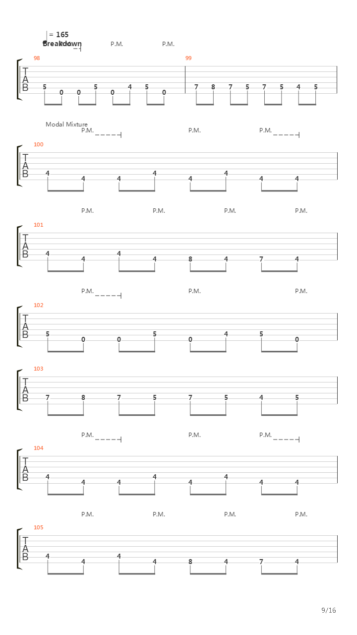 As It Burns吉他谱