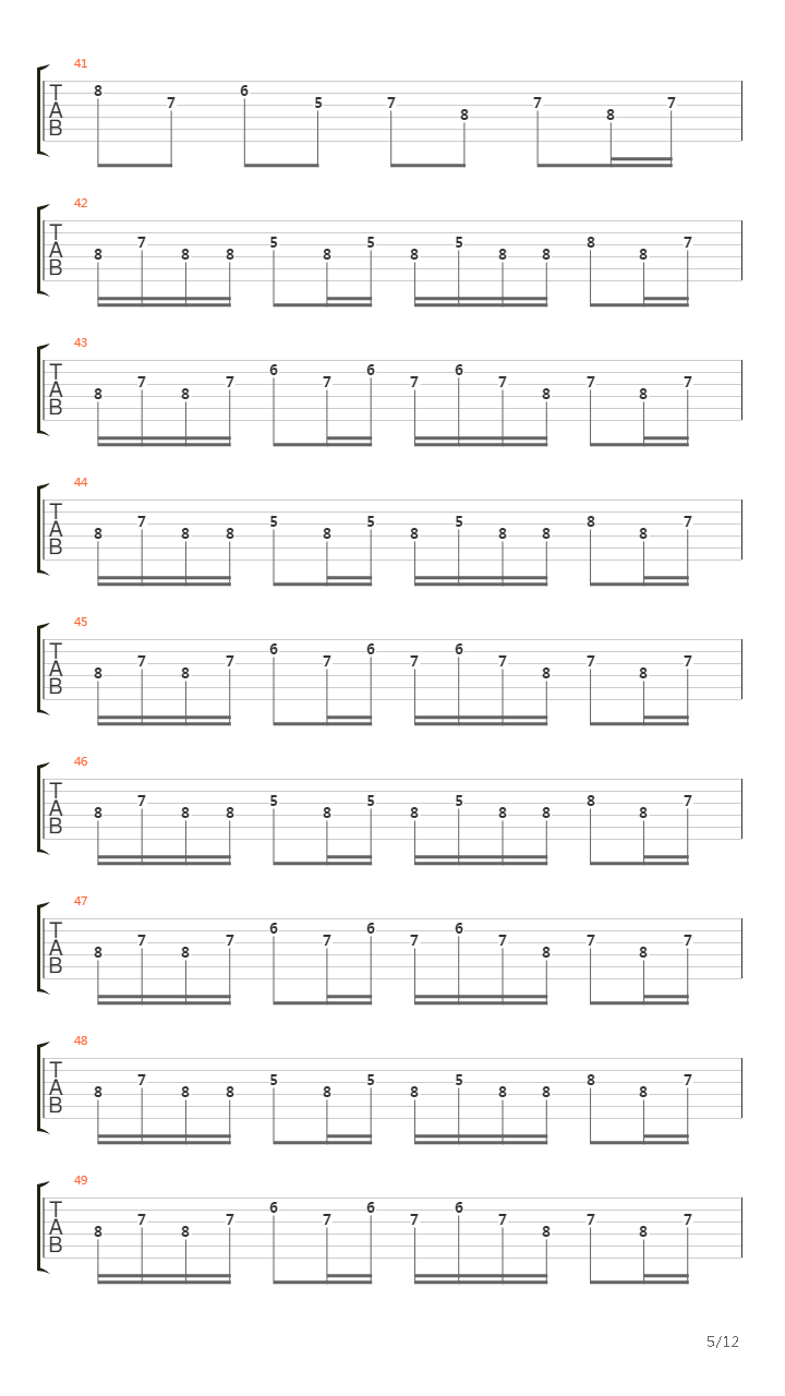 Disdrive吉他谱
