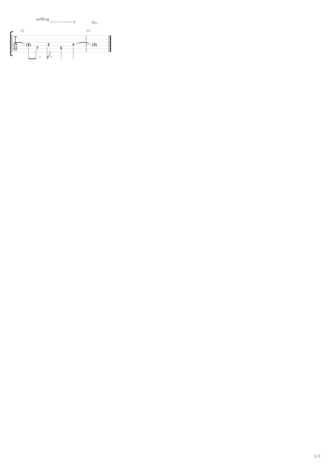 Liar吉他谱