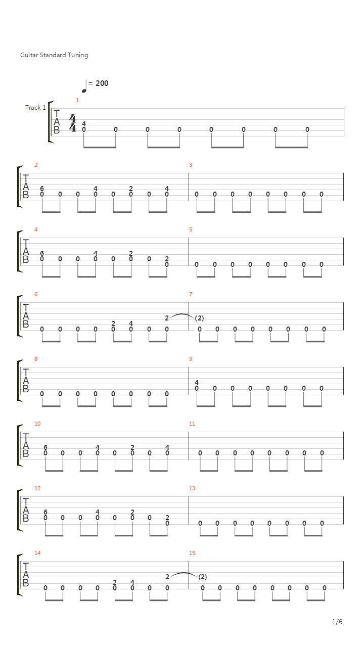 Memory Lane吉他谱