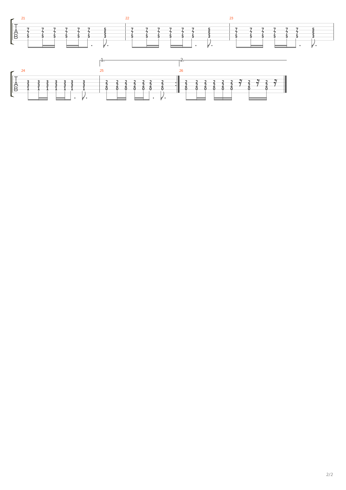 Crusade Of The Underworld Hordes吉他谱