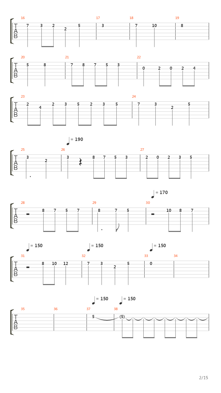 Awaking The Centuries吉他谱