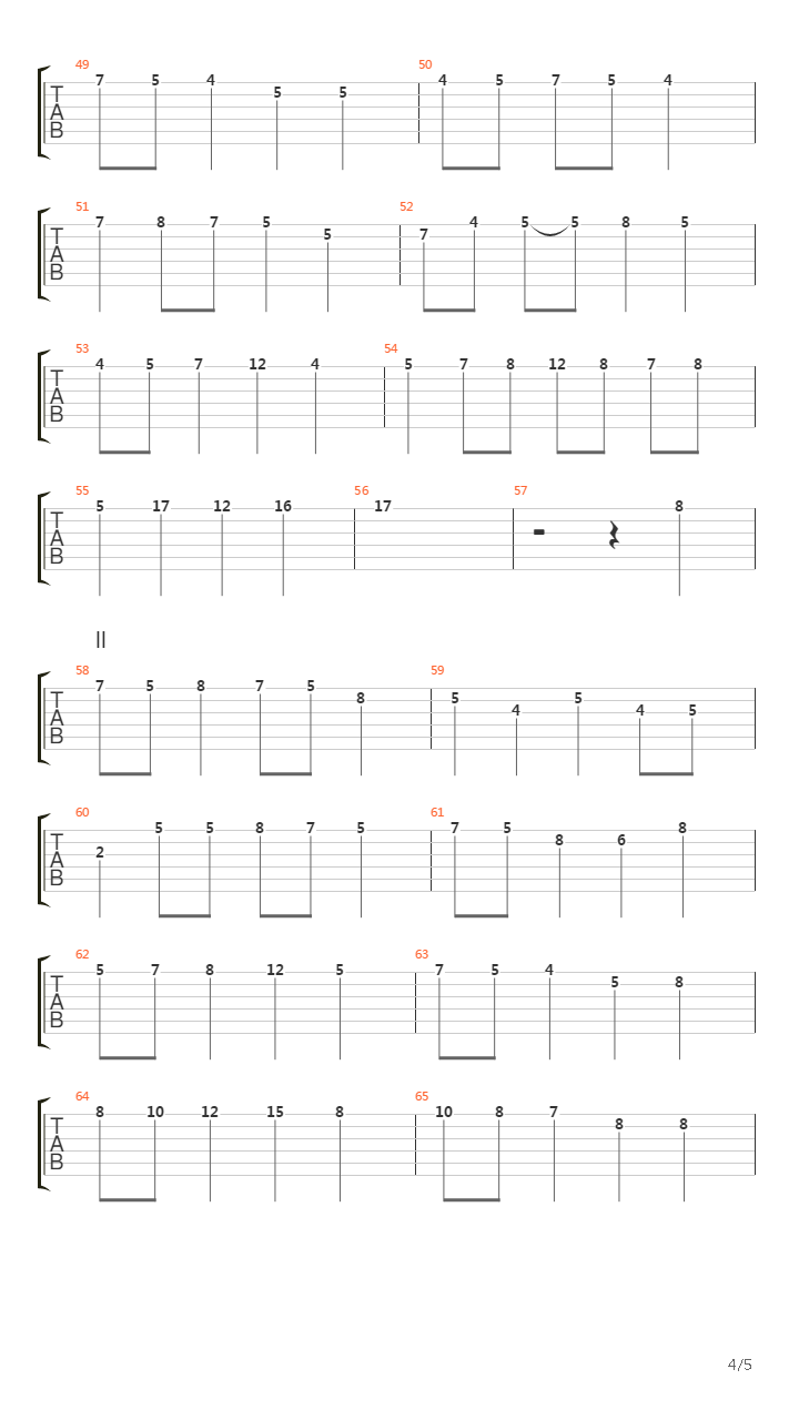 Cantus Frimus In A-minor吉他谱