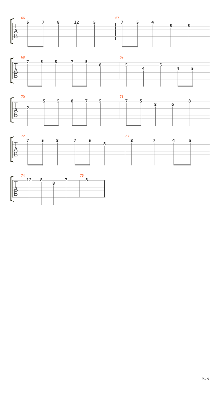 Cantus Frimus In A-minor吉他谱