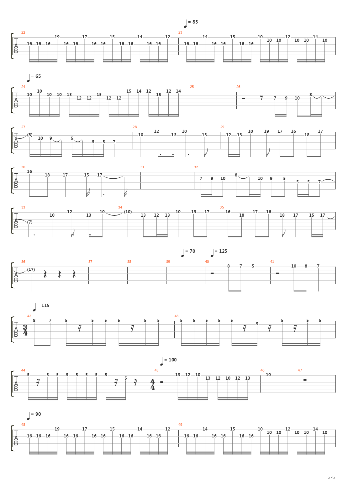 Per Aspera Ad Astra吉他谱