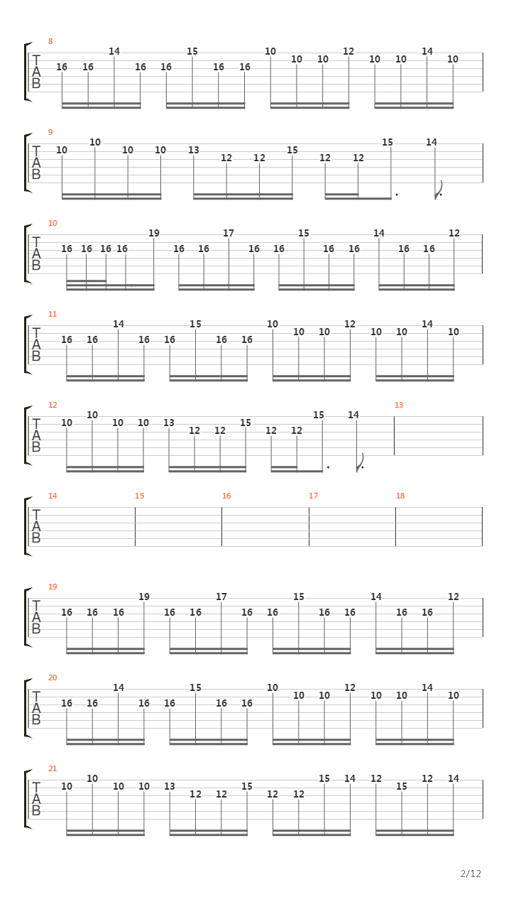 Per Aspera Ad Astra吉他谱