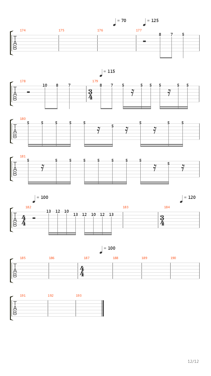 Per Aspera Ad Astra吉他谱