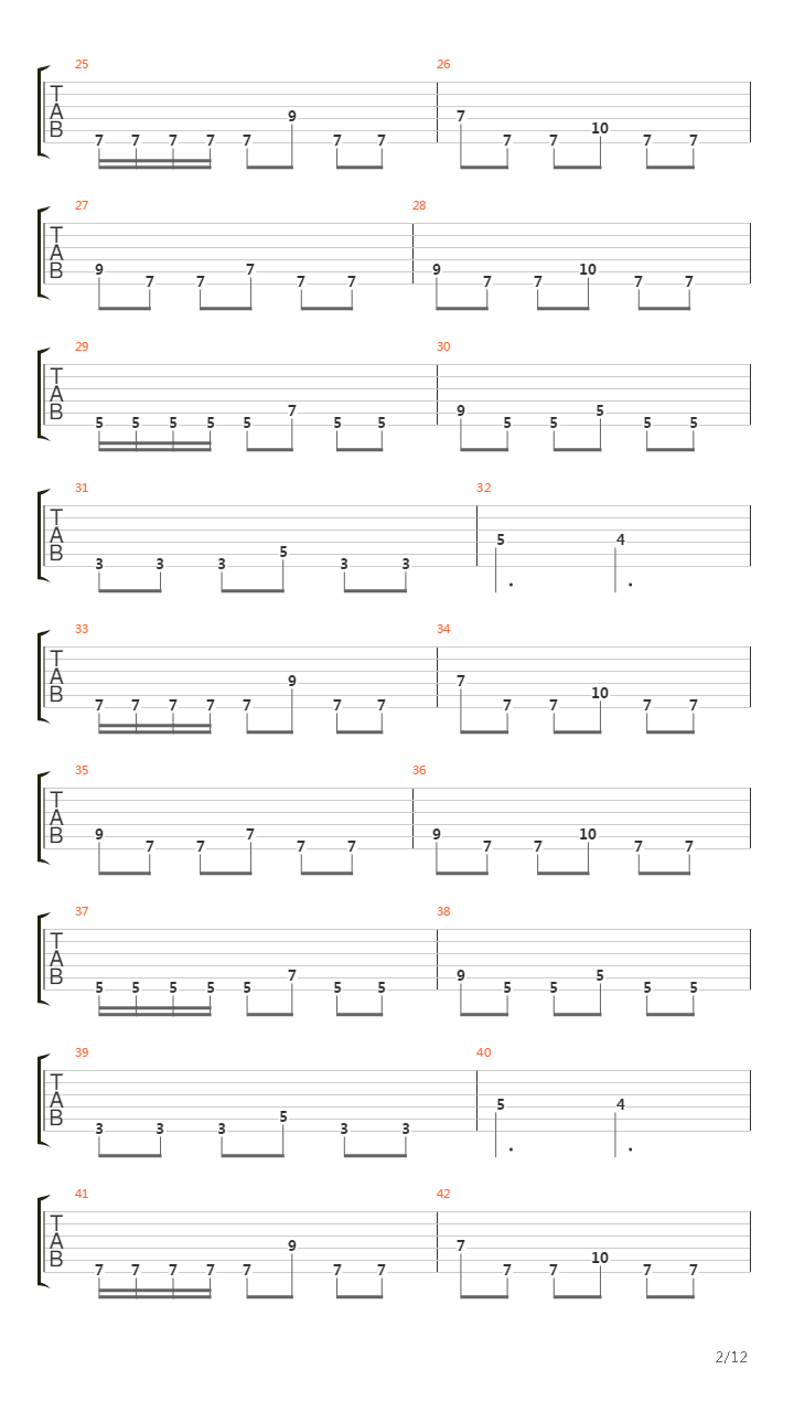 Per Aspera Ad Astra吉他谱