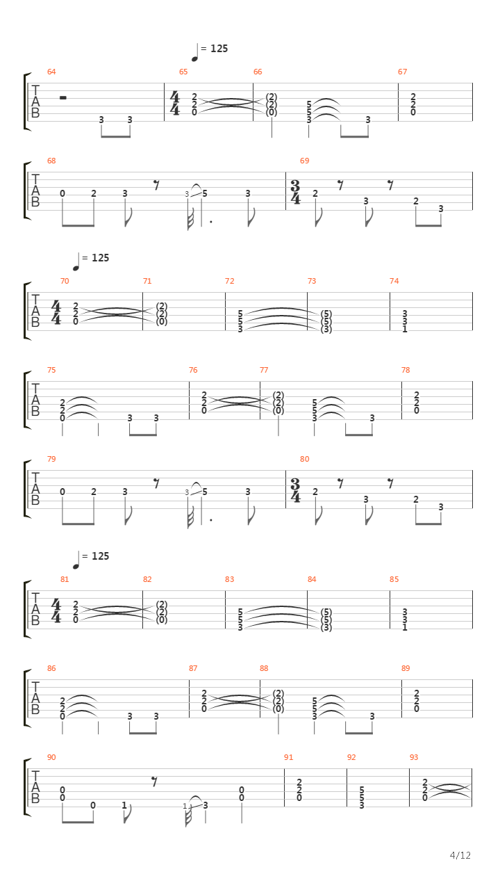 Per Aspera Ad Astra吉他谱