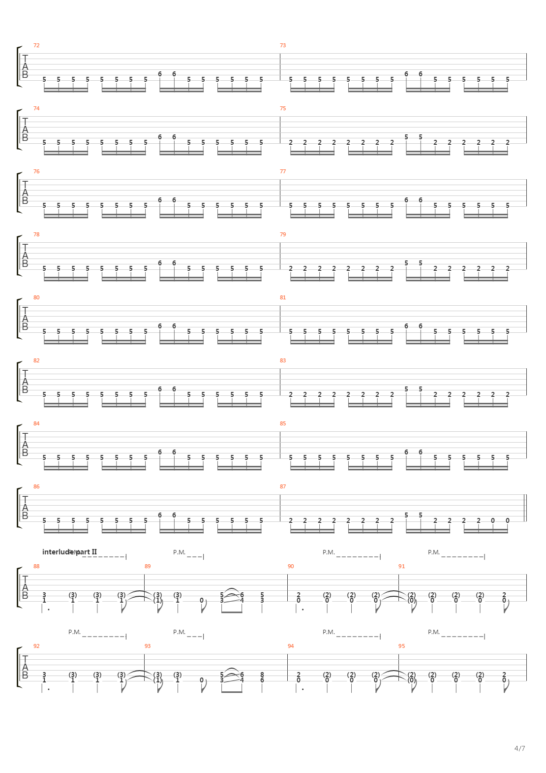 Advancing Once More吉他谱