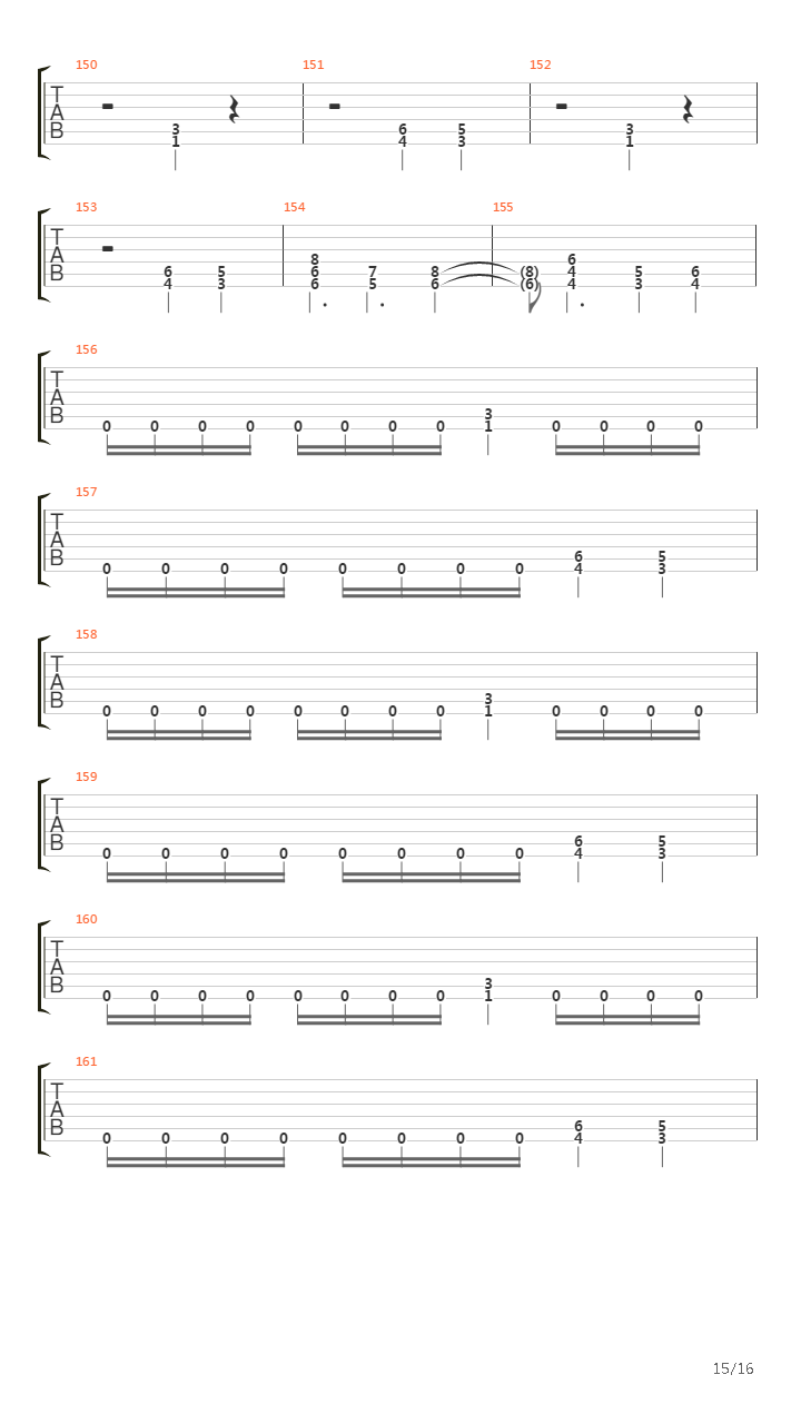 Advancing Once More吉他谱