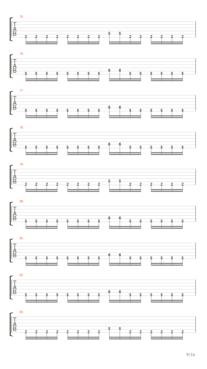 Advancing Once More吉他谱