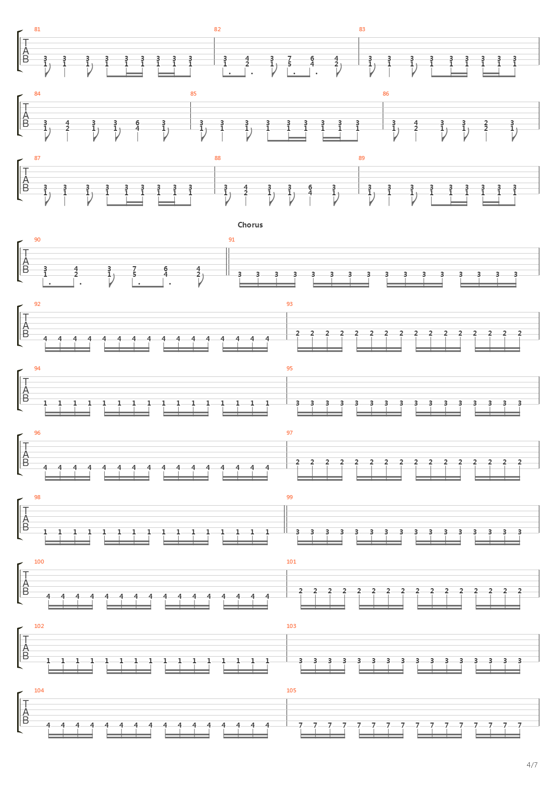 Strategy Of Attrition吉他谱